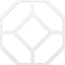 Ekena Millwork 33W x 33H x 58T Small Cameron Decorative Fretwork Ceiling Panels in Architectural Grade PVC CELP33X3302CAM - alternate 9